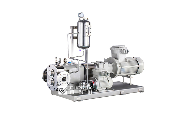 High pressure lobe pump